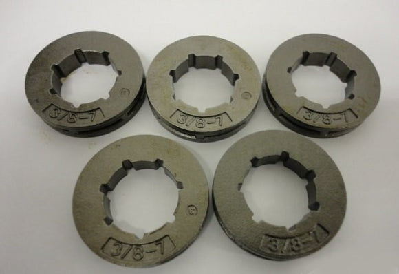 Small 7 Spline Rim Sprocket 3/8 Pitch 7 Tooth 5 Pack