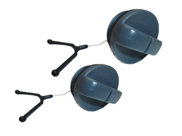 Jonsered 625 630 670 Husqvarna 266 Oil And Fuel Cap Set New 501626601, 501431401