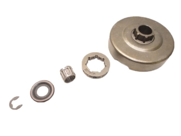 Husqvarna 362, 365, 371, 372 Xp, Jonsered 2063, 2065, 2071, 2163, 2165, 2171,2172 Clutch Drum, Sprocket, Bearing, C Clip And Washer