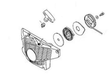 Echo Cs 680, Cs 680S Recoil Starter Assembly New Oem P021002901, P021002902