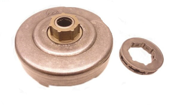 Dolmar Ps-350, 351, 420, 421, 460, 510, 5100, 5105, Makita Ea5000, Ea 6100, Dcs 5121 Clutch Drum And Rim Sprocket Assembly New Oem 181223200, 144765-5