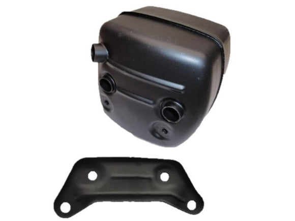 Husqvarna 371 K 375 K Concrete Saw Muffler And Bracket New 503765301